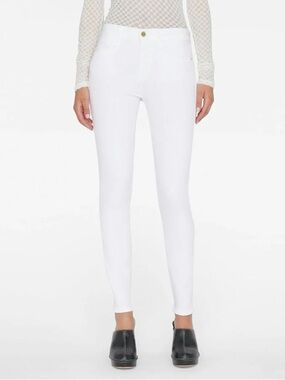 Frame Denim Women's White Skinny Jeans
